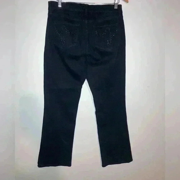 NYDJ Bootcut Black Jeans Size 16P - Picture 5 of 10